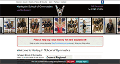 Desktop Screenshot of harlequingymnastics.co.uk